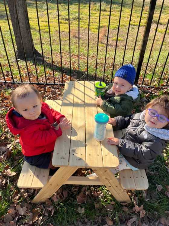 Preschoolers enjoying the outdoors! 